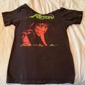 Short Sleeve Vintage Poison Band Tee